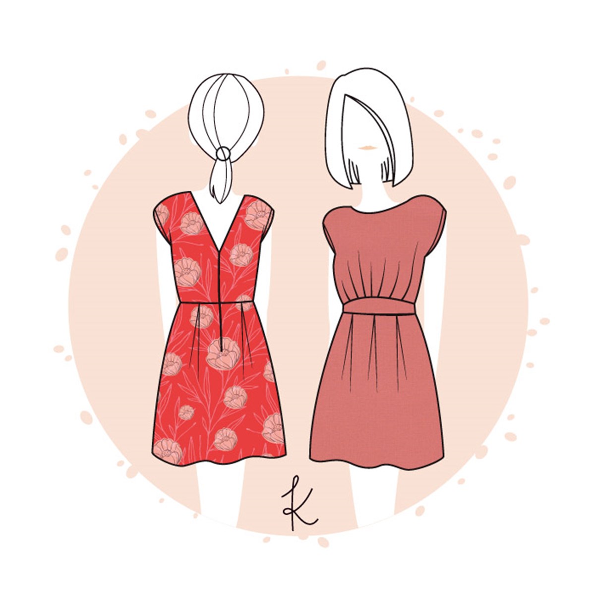 Patron Anne Kerdilès - Robe Andria -  - EU 34-48 