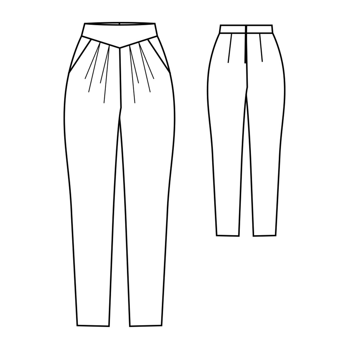 Patron République du Chiffon - Pantalon Emile - - EU 34-46