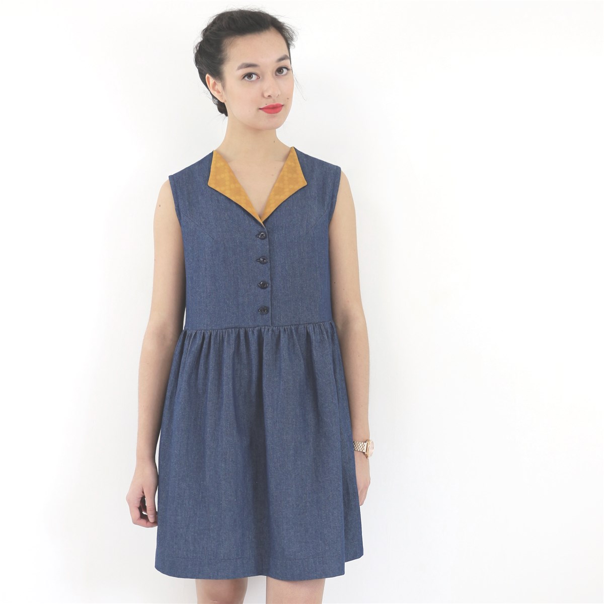 Patron République du Chiffon - Robe Prune - - EU 34-46