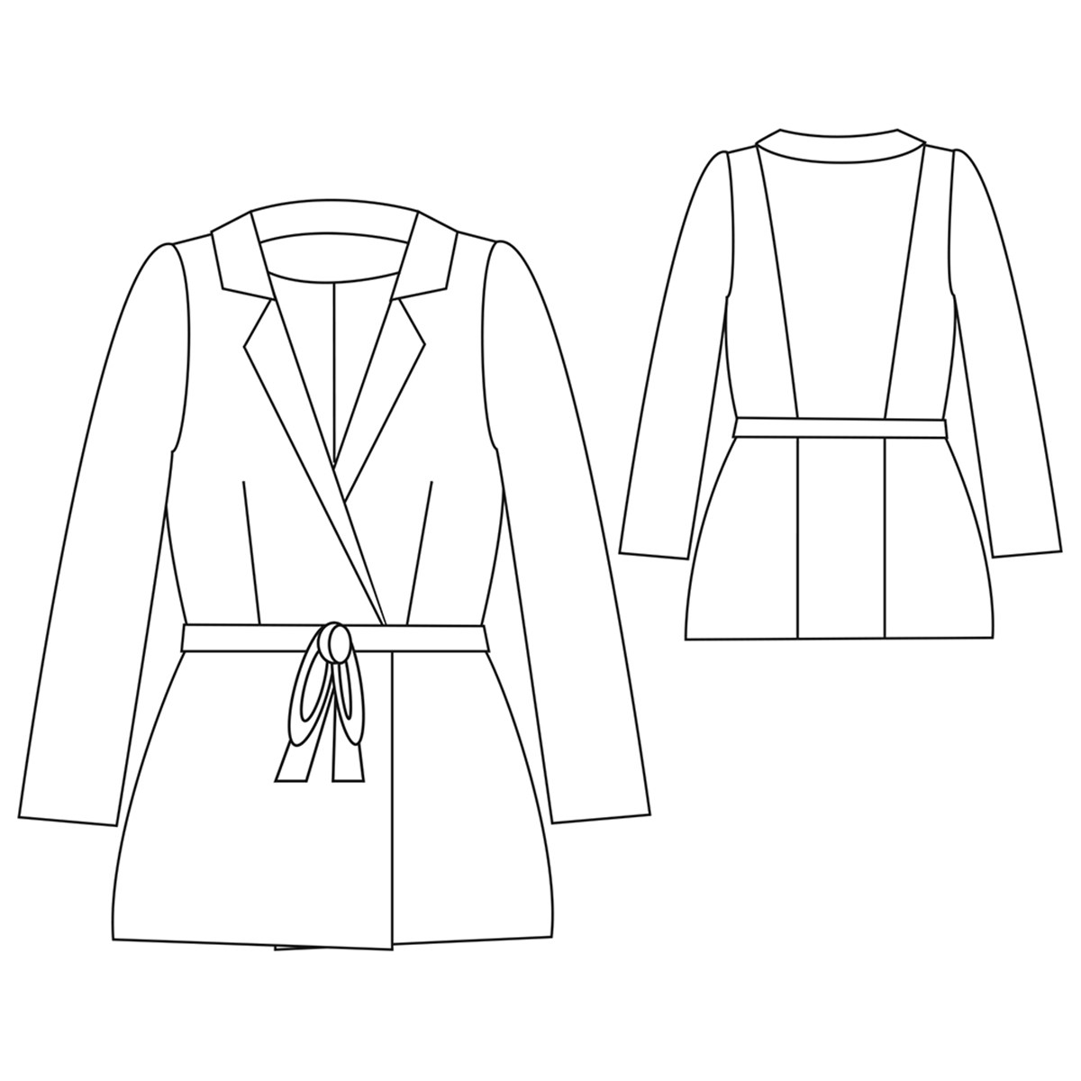 Patron République du Chiffon - Veste Pollie - - EU 34-46