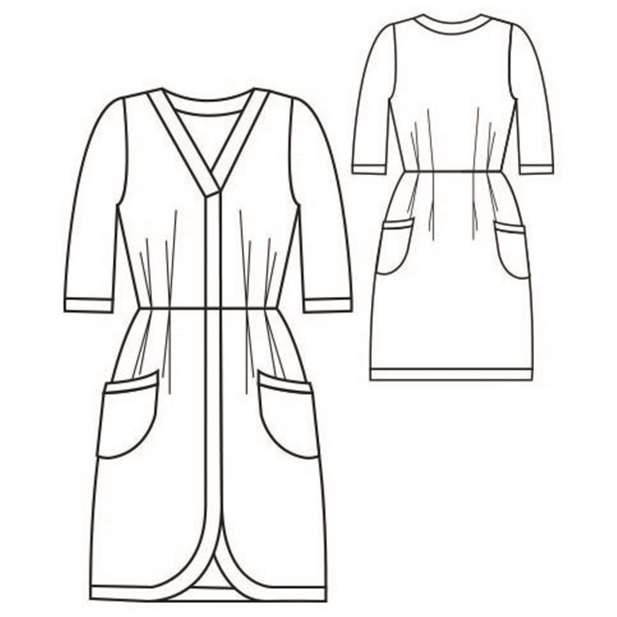 Patron République du Chiffon - Robe Eve - - EU 34-46