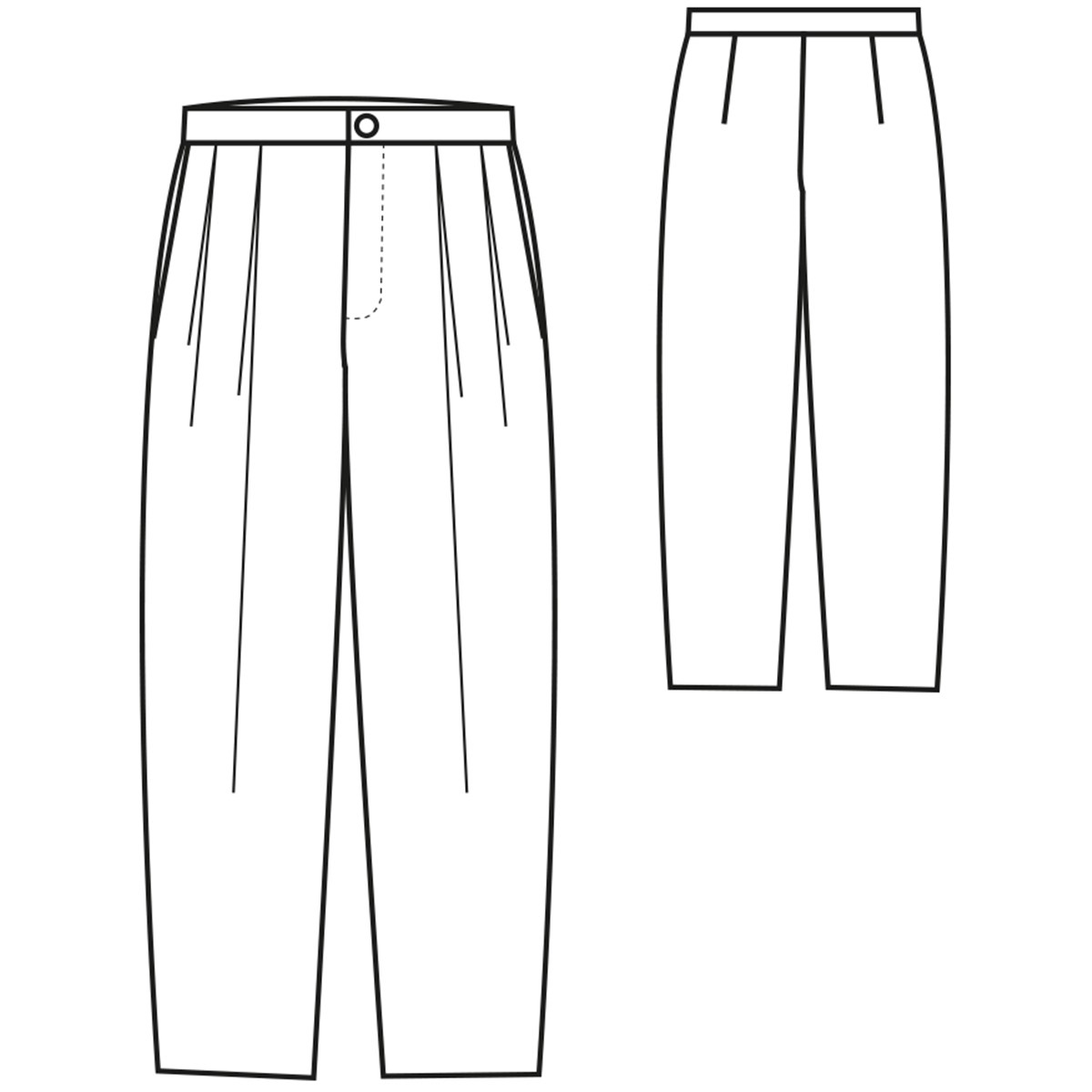 Patron République du Chiffon - Pantalon Alphonse - - EU 34-46