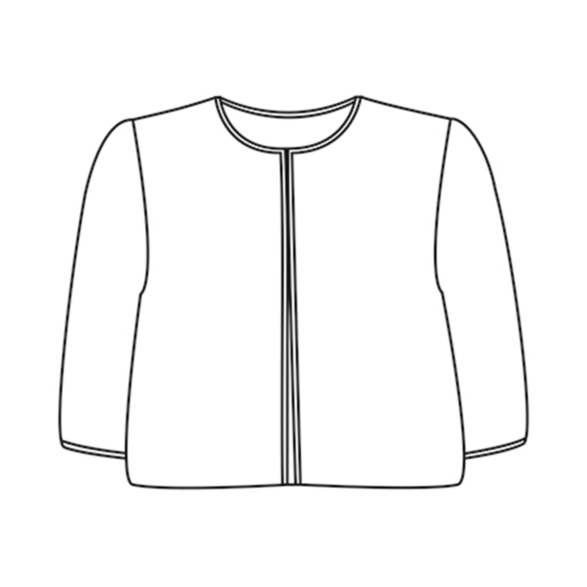 Patron République du Chiffon - Veste Bernadette - - EU 34-46
