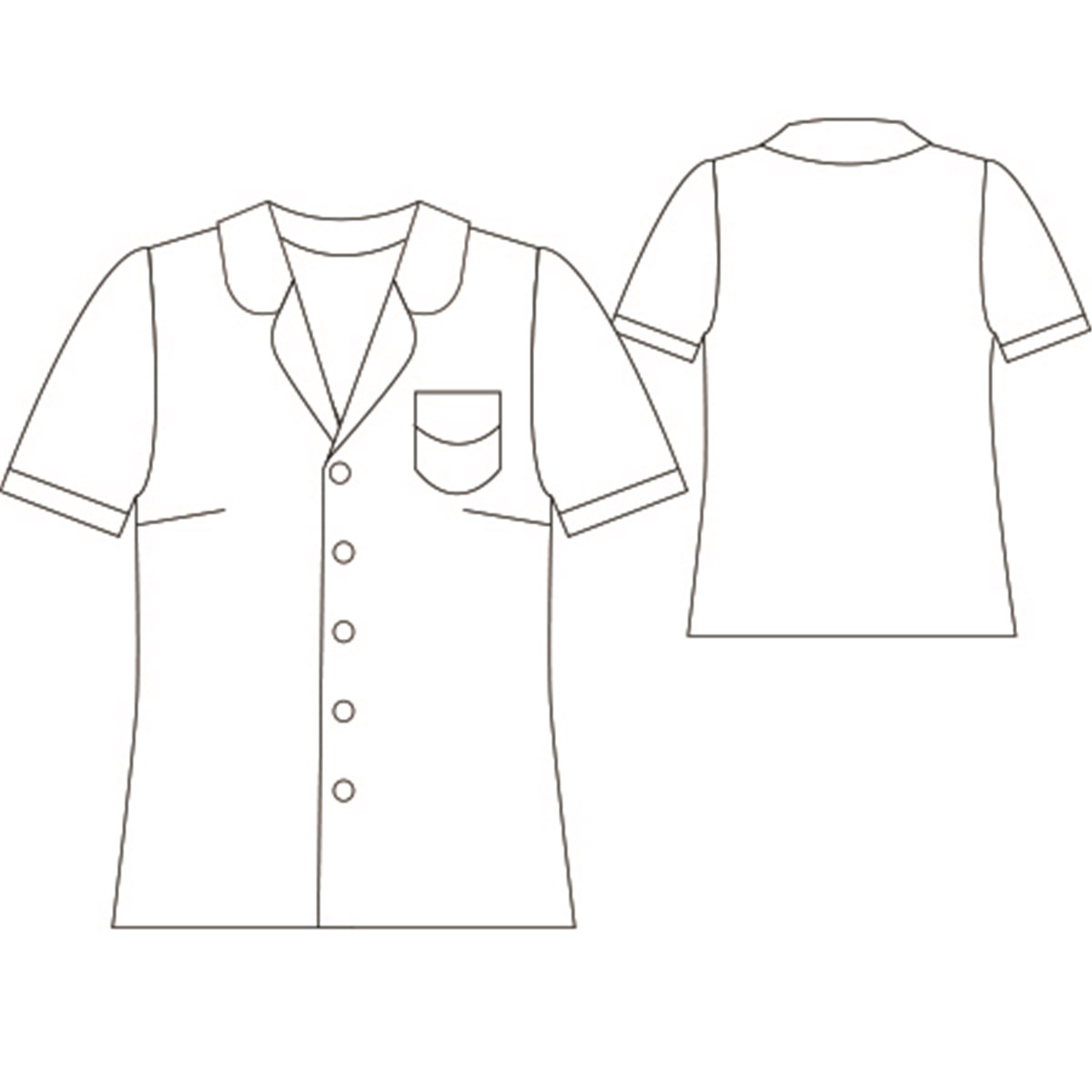 Patron République du Chiffon - Chemise Juliette - - EU 34-46