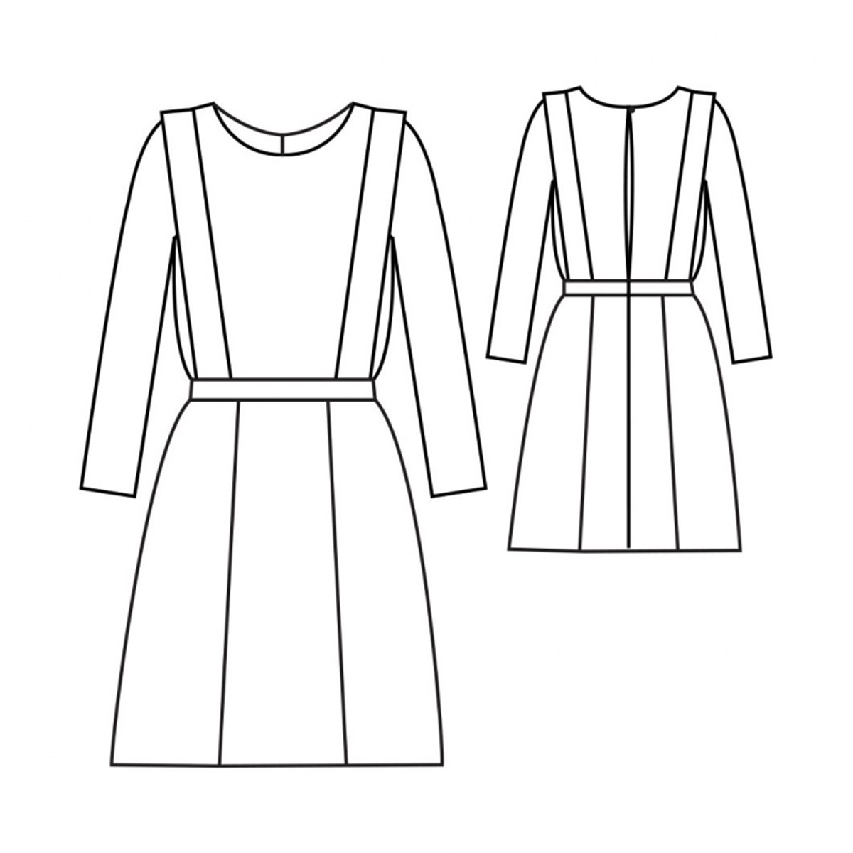 Patron République du Chiffon - Robe Lola - - EU 34-46