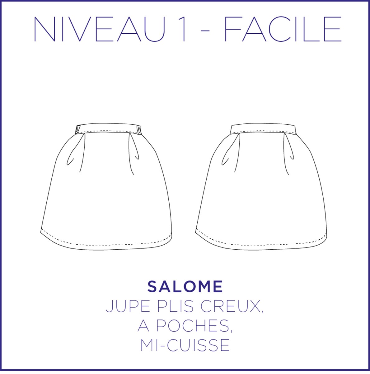 Patron Coralie Bijasson - C'est moi le Patron - Jupe Salome -  - EU 36-44 