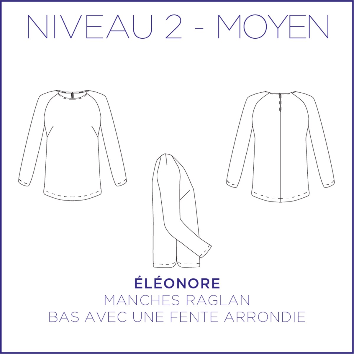 Patron Coralie Bijasson - C'est moi le Patron - Manches Eleonore -  - EU 34-46 