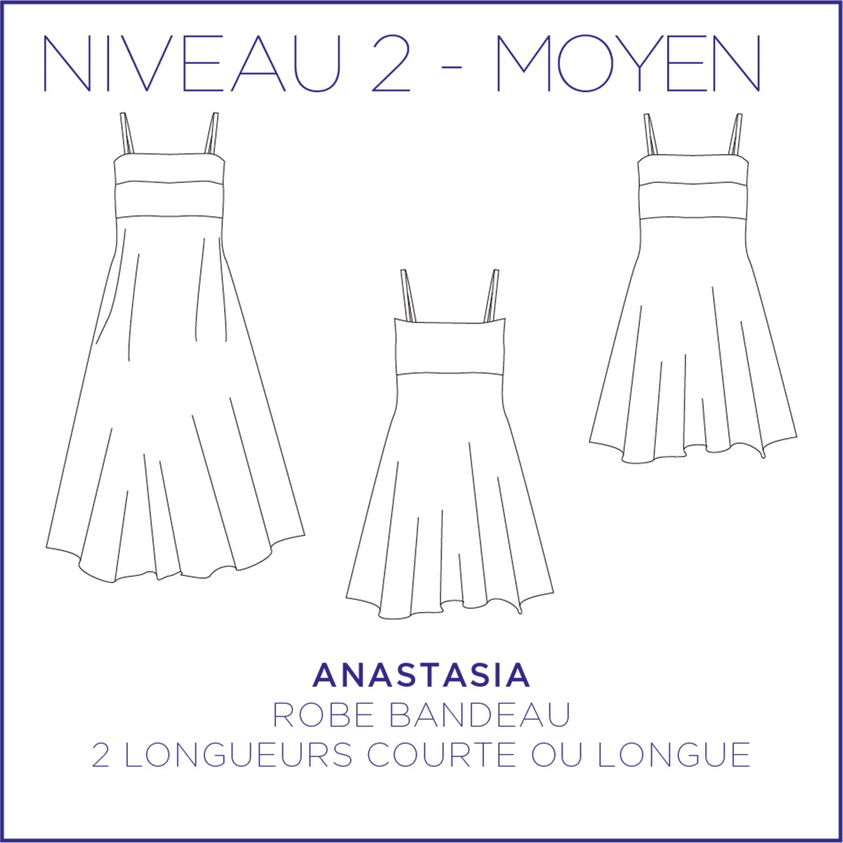 Patron Coralie Bijasson - C'est moi le Patron - Robe Anastasia -  - EU 34-46 