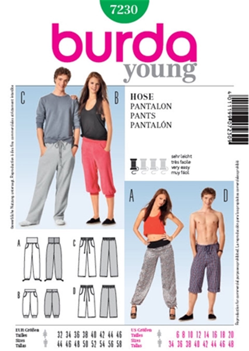 Patron Burda - 7230 -  - EUR 32-58 