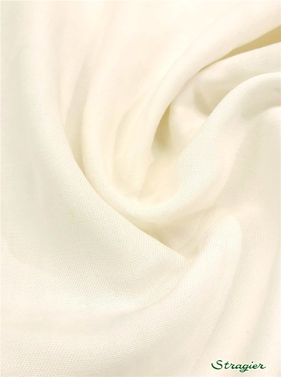 Twill Viscose - uni - Porcelaine 
