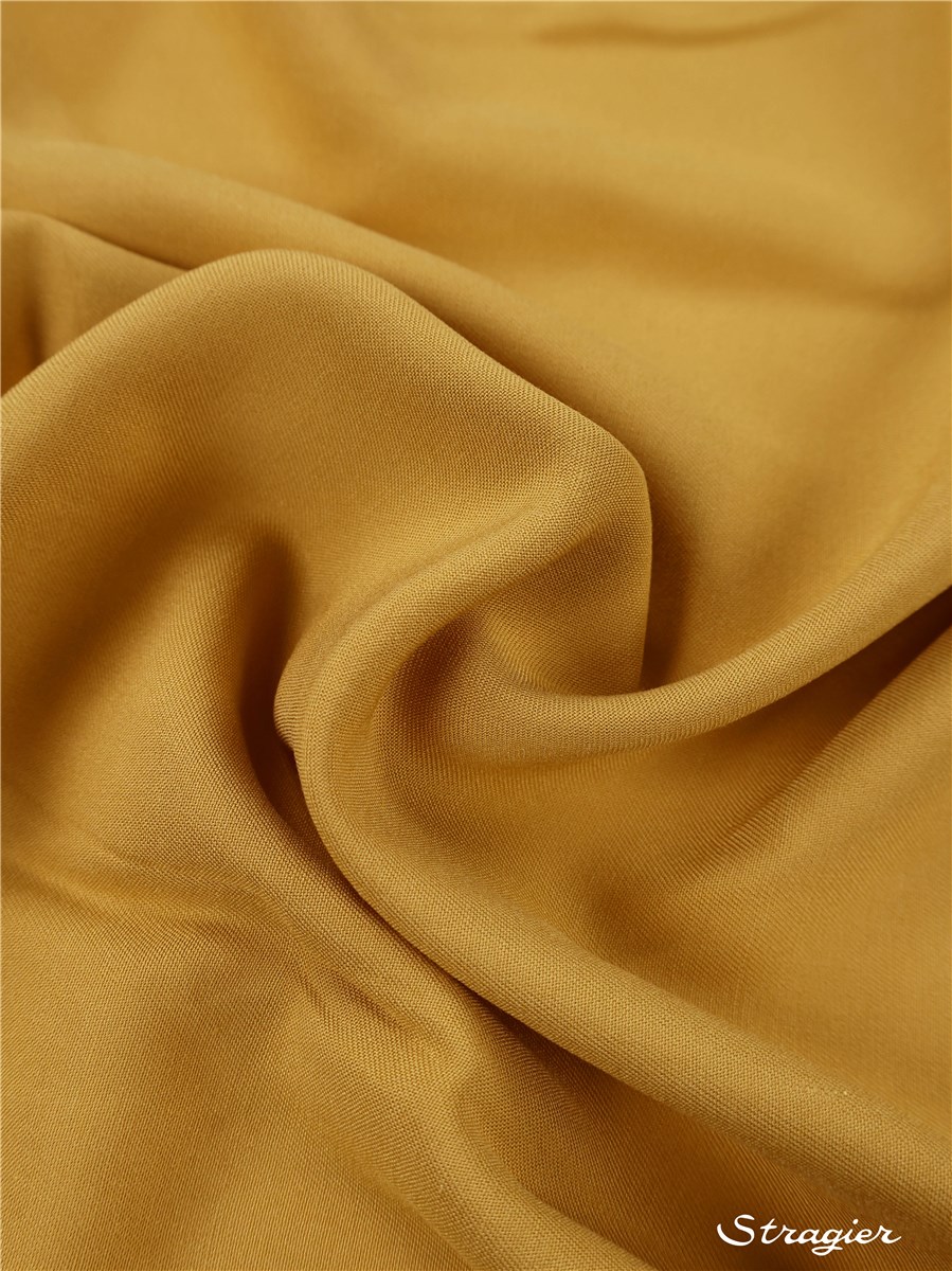 Twill Viscose - uni - Moutarde
