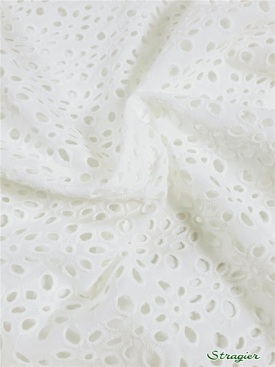 Broderie Anglaise - Segillie - Ivoire Stragier 