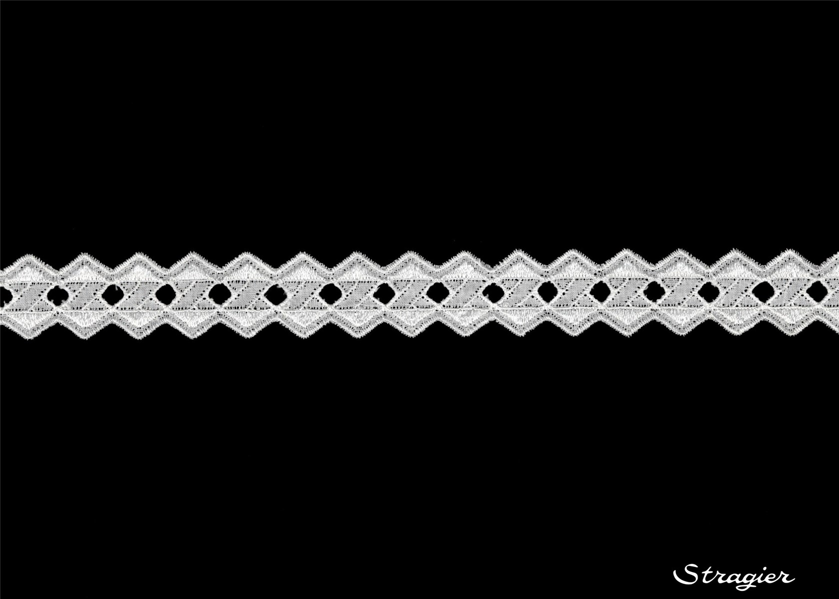 Broderie anglaise - Galon - 012194 - Blanc - 25 mm