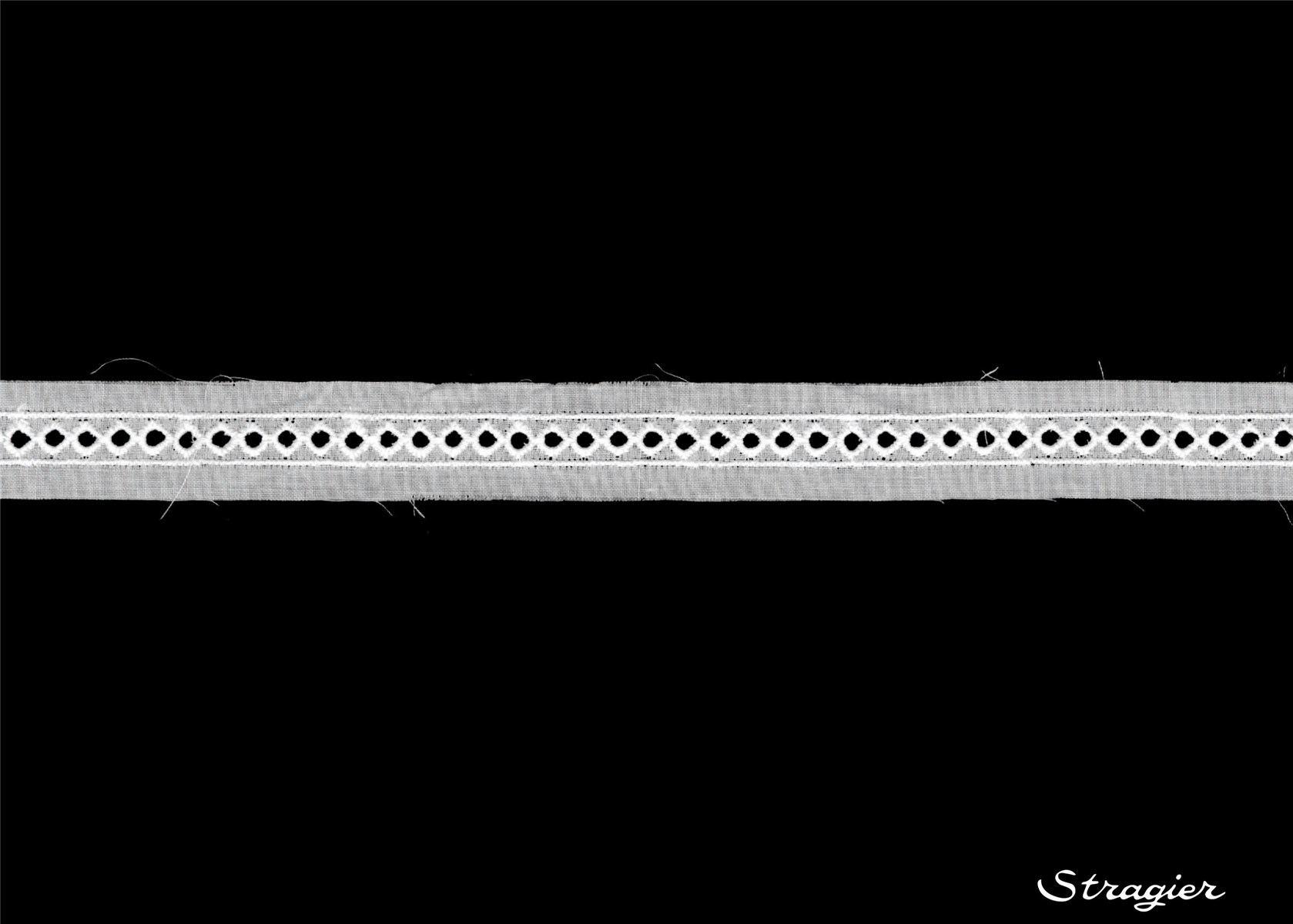 Broderie anglaise - Entre-deux - 012331 - Blanc - 20 mm-10 mm