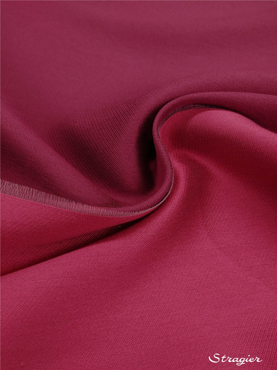 Double Silk - Soft - Plain - Bougainvillier-Framboise