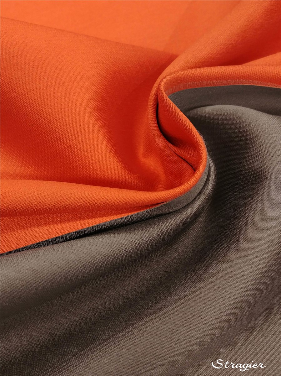 Double Soie Soft - uni - Taupe-Flamme