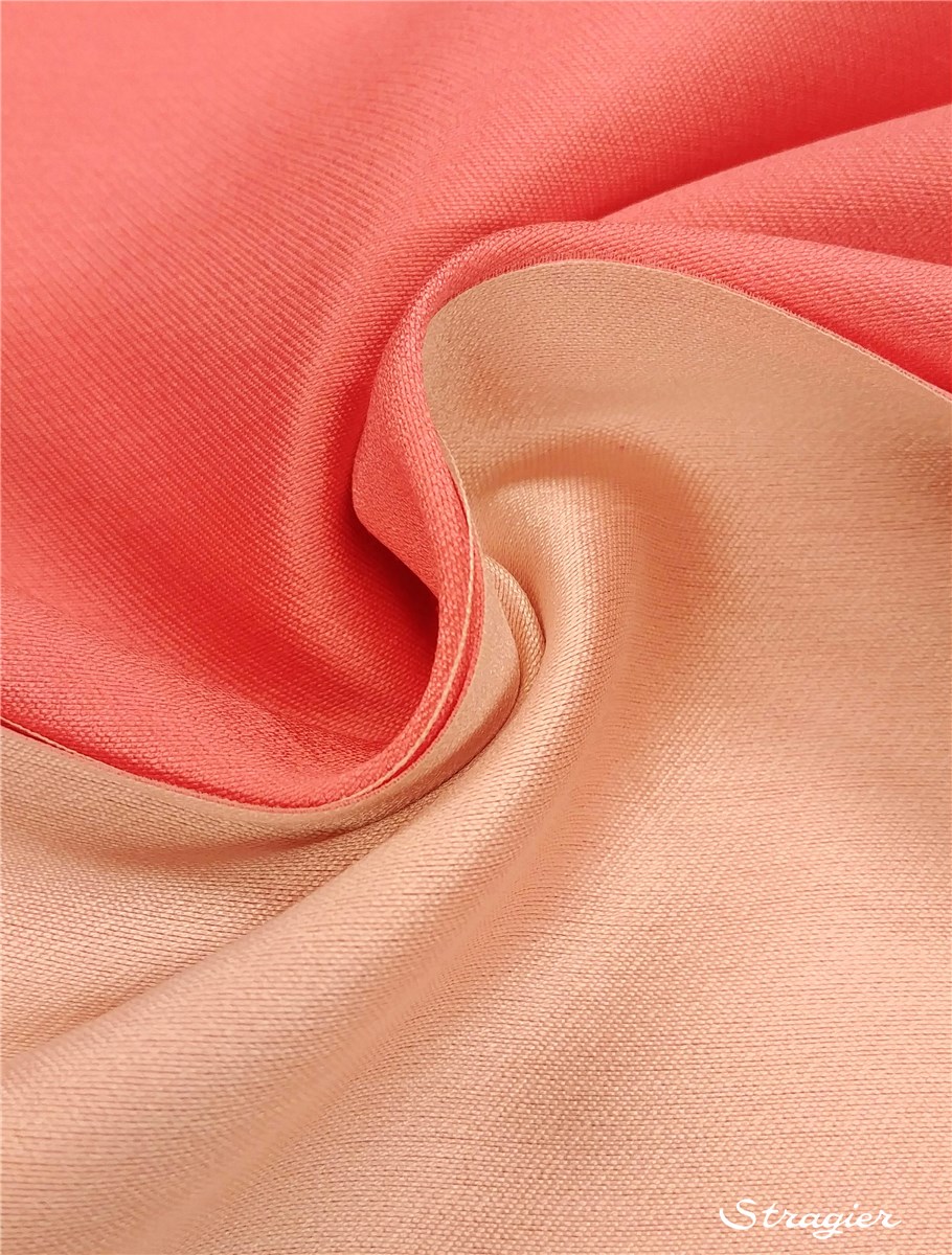 Double Soie Soft - uni - Nude-Corail