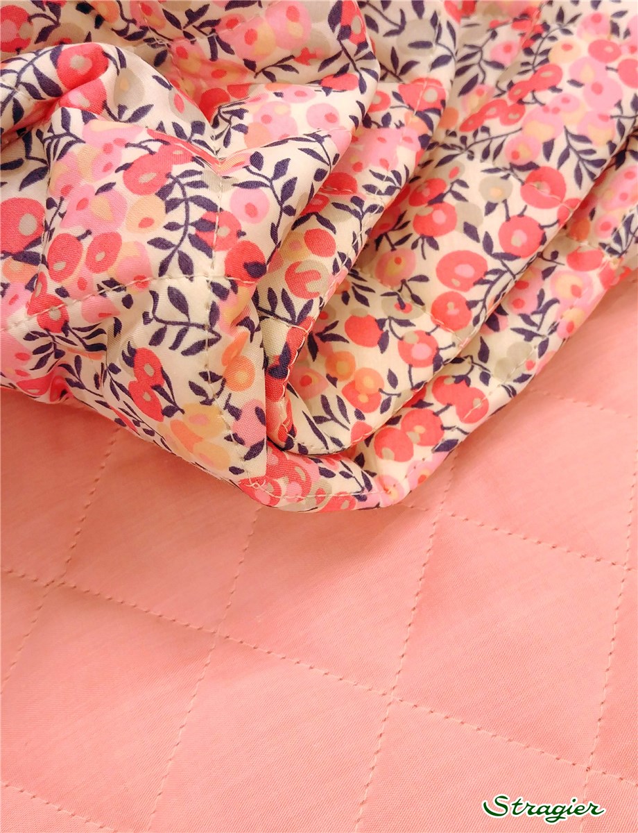 Liberty Quilted Fabric - 9009 Wiltshire - Pois de senteur