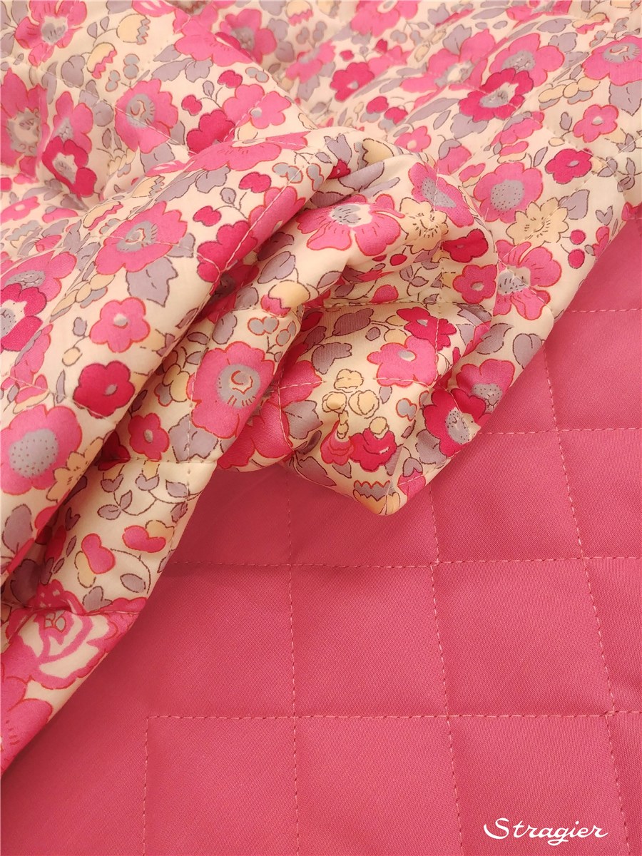 Liberty Quilted Fabric - 2019 Betsy - Bougainvillée