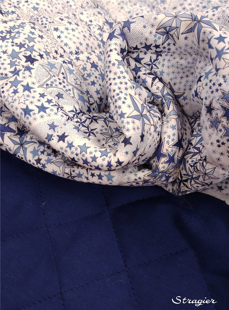 Matelassé Liberty - 8031 Adelajda - Bleu