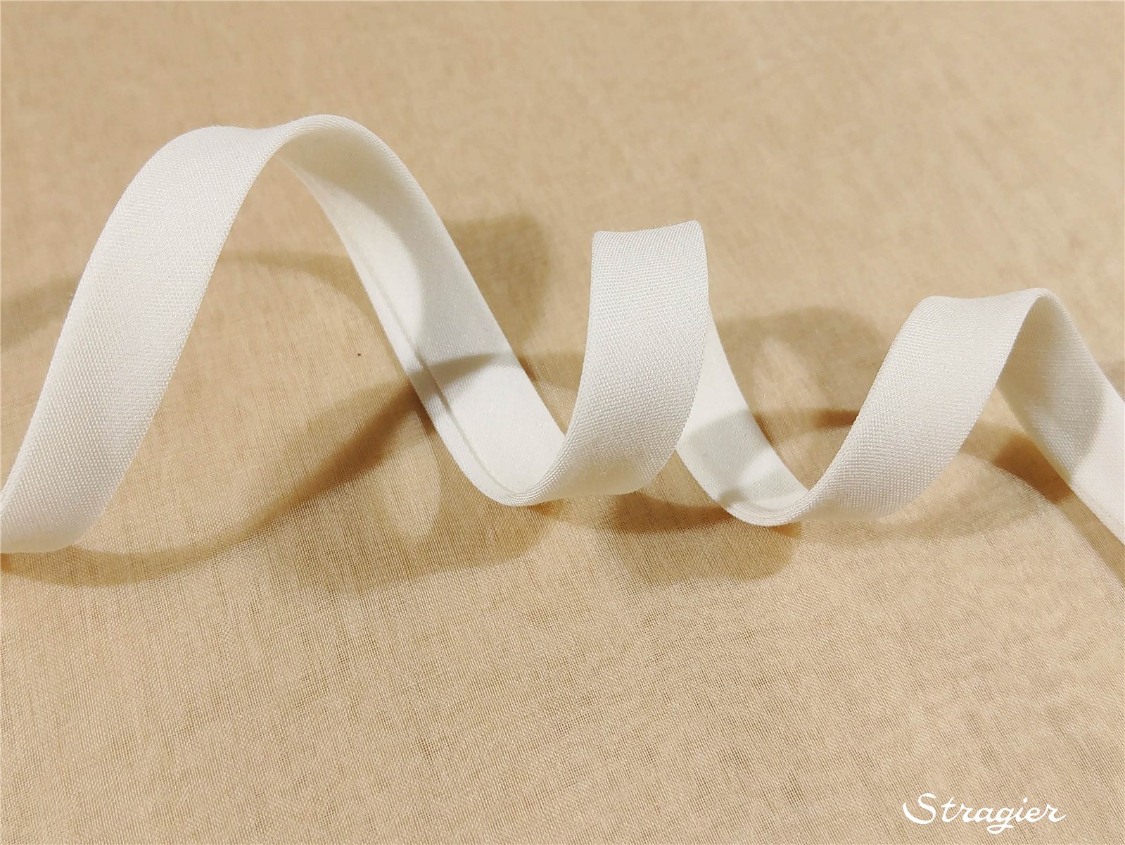 End-and-End Bias Binding - Plain - Natural - 10 mm