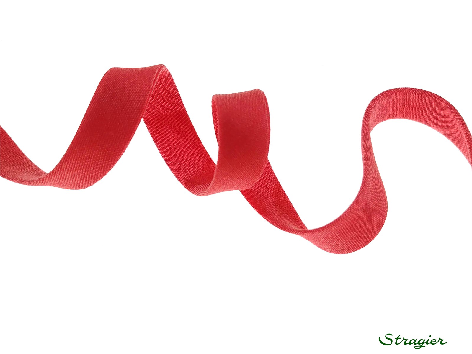 End-and-End Bias Binding - Plain - Grenadine - 10 mm
