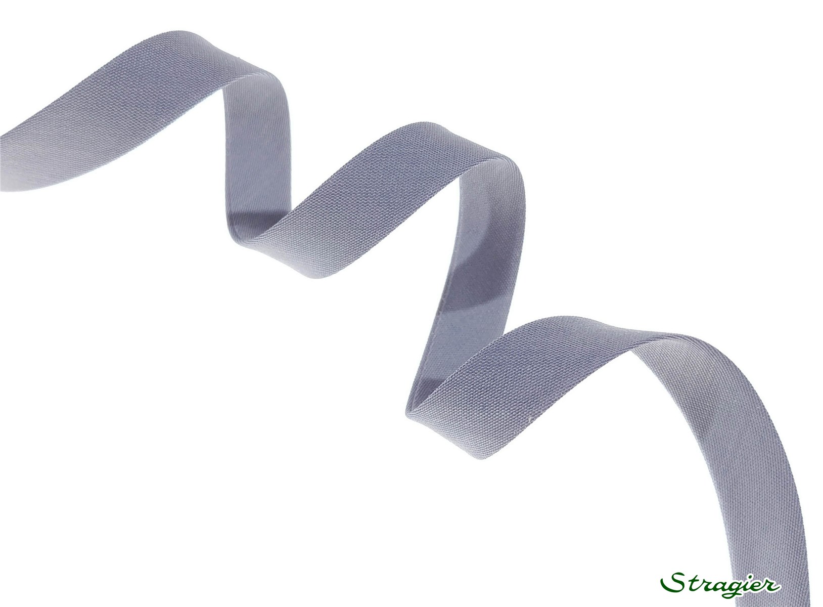 End-and-End Bias Binding - Plain - Bleu Gris - 10 mm