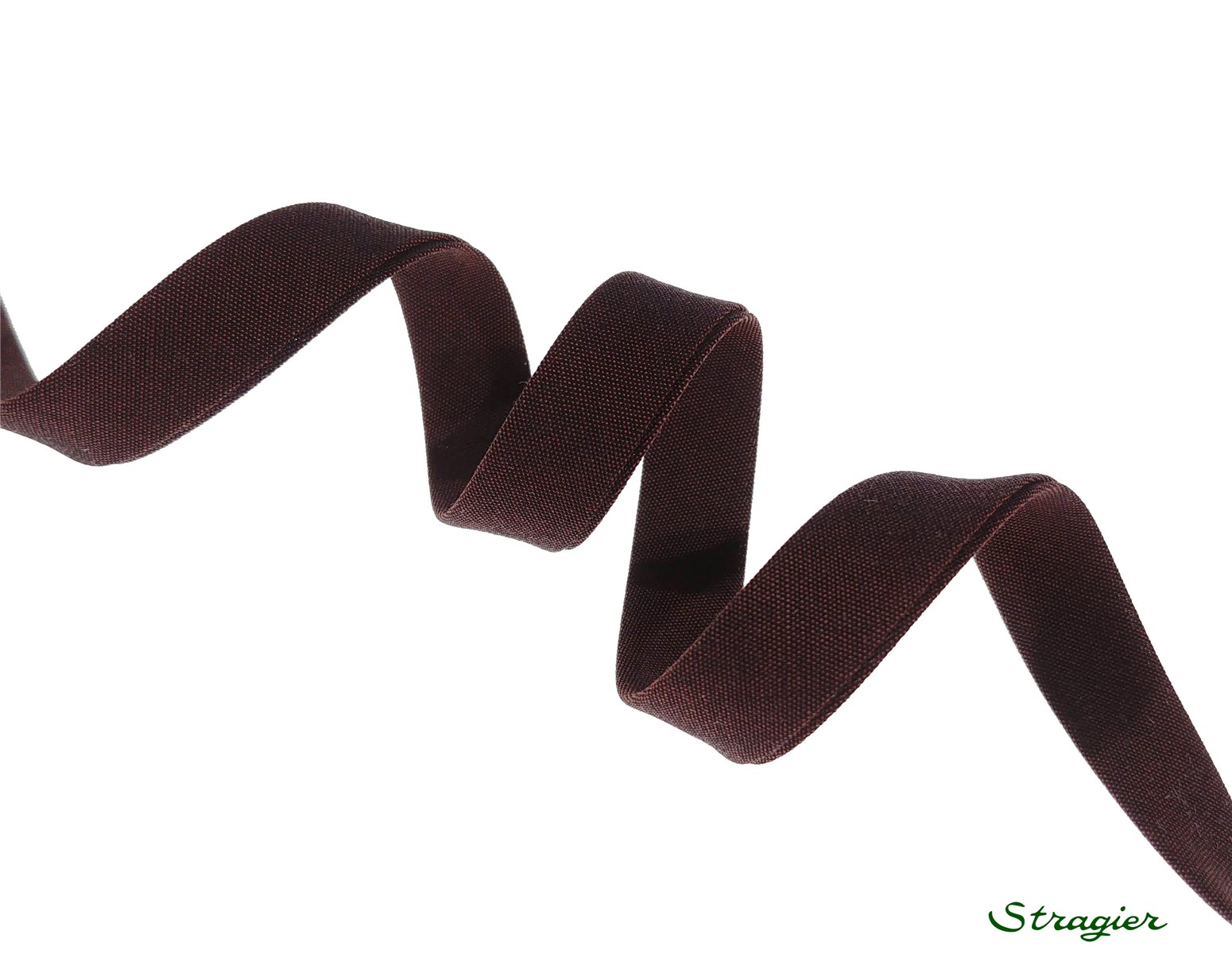 End-and-End Bias Binding - Plain - Café - 10 mm