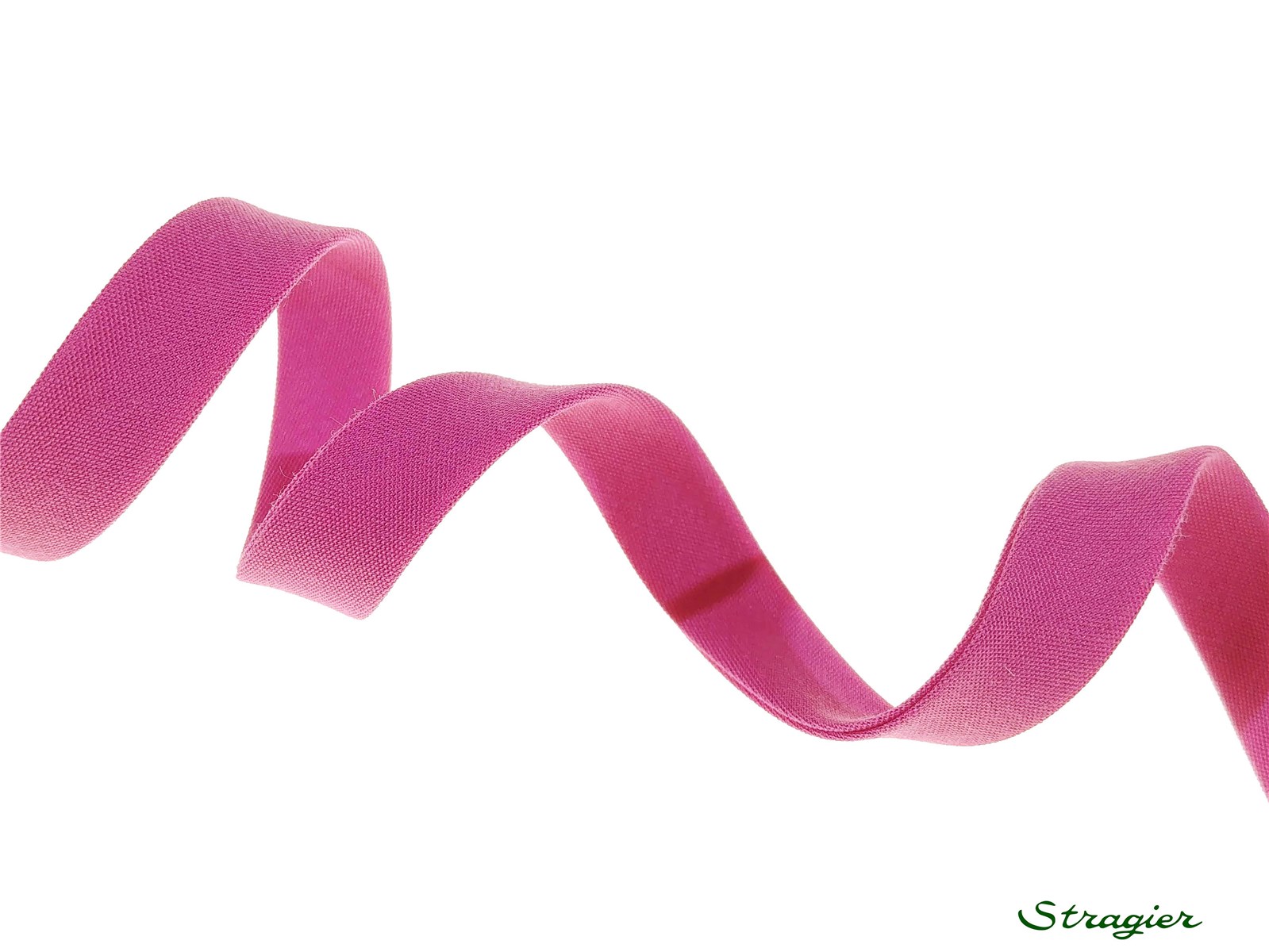 End-and-End Bias Binding - Plain - Rose ibis - 10 mm