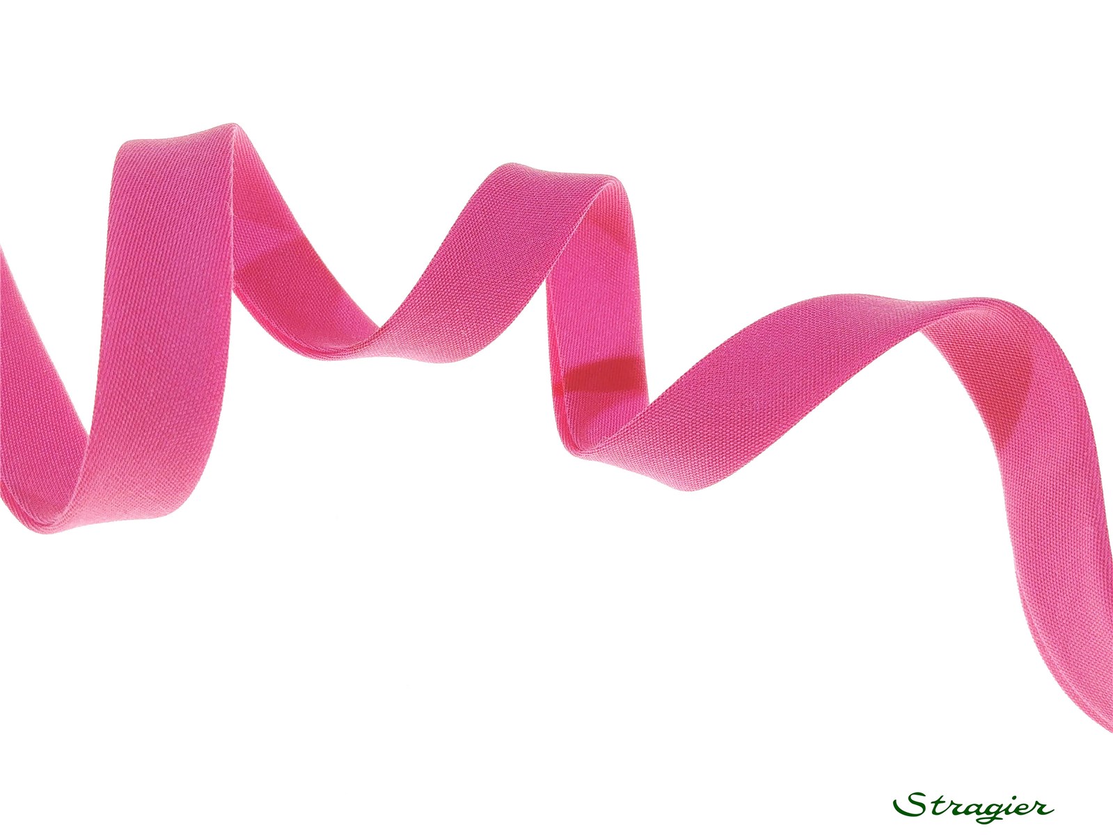 End-and-End Bias Binding - Plain - Framboise - 10 mm
