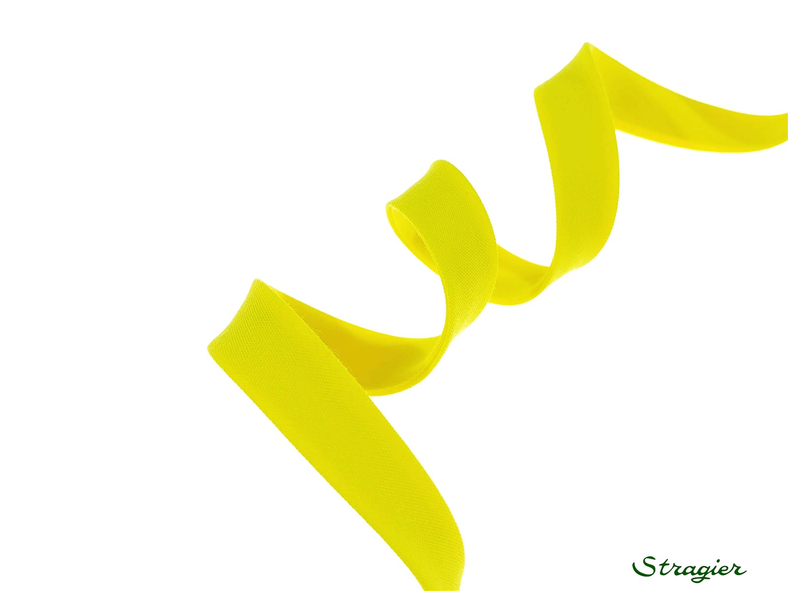 End-and-End Bias Binding - Plain - Jaune Citron - 10 mm