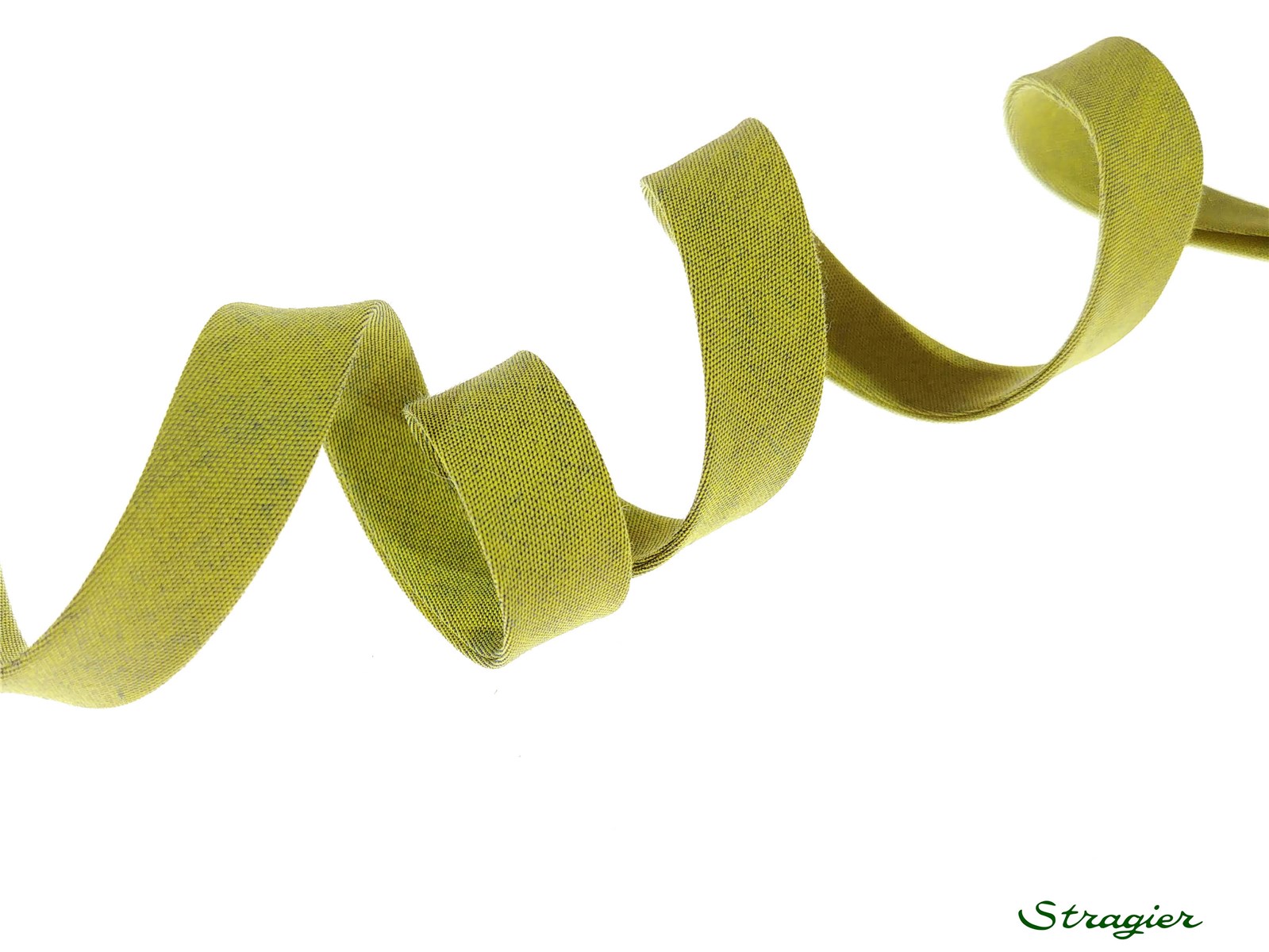 End-and-End Bias Binding - Plain - Vert Azote - 10 mm
