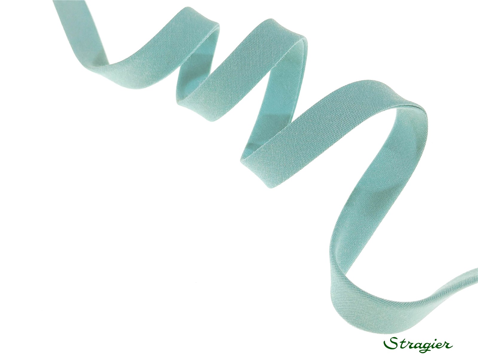 End-and-End Bias Binding - Plain - Vert Glacé - 10 mm