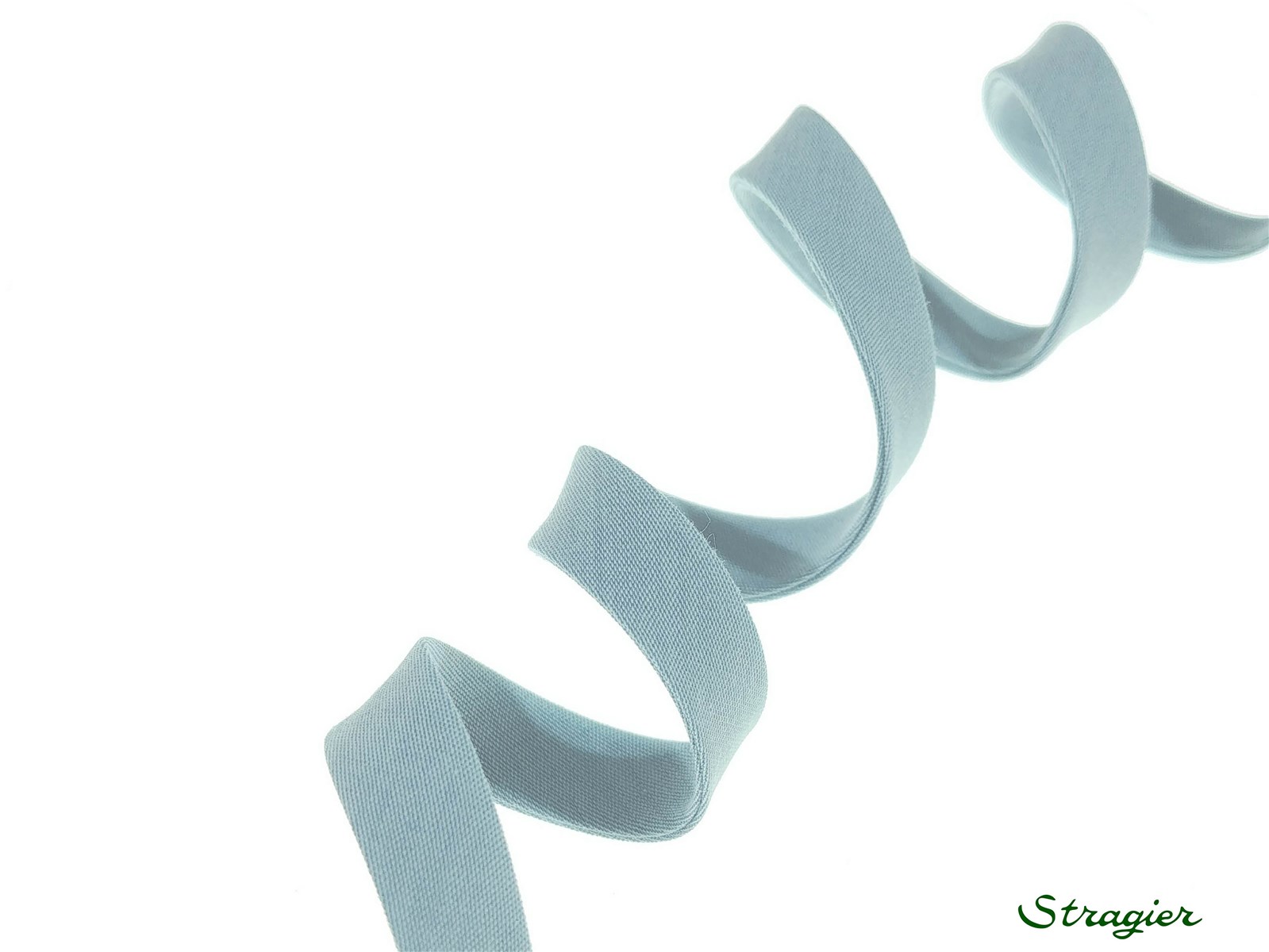 End-and-End Bias Binding - Plain - Tourmaline - 10 mm