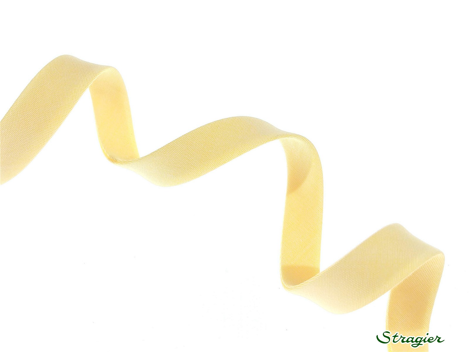 End-and-End Bias Binding - Plain - Citron givré - 10 mm