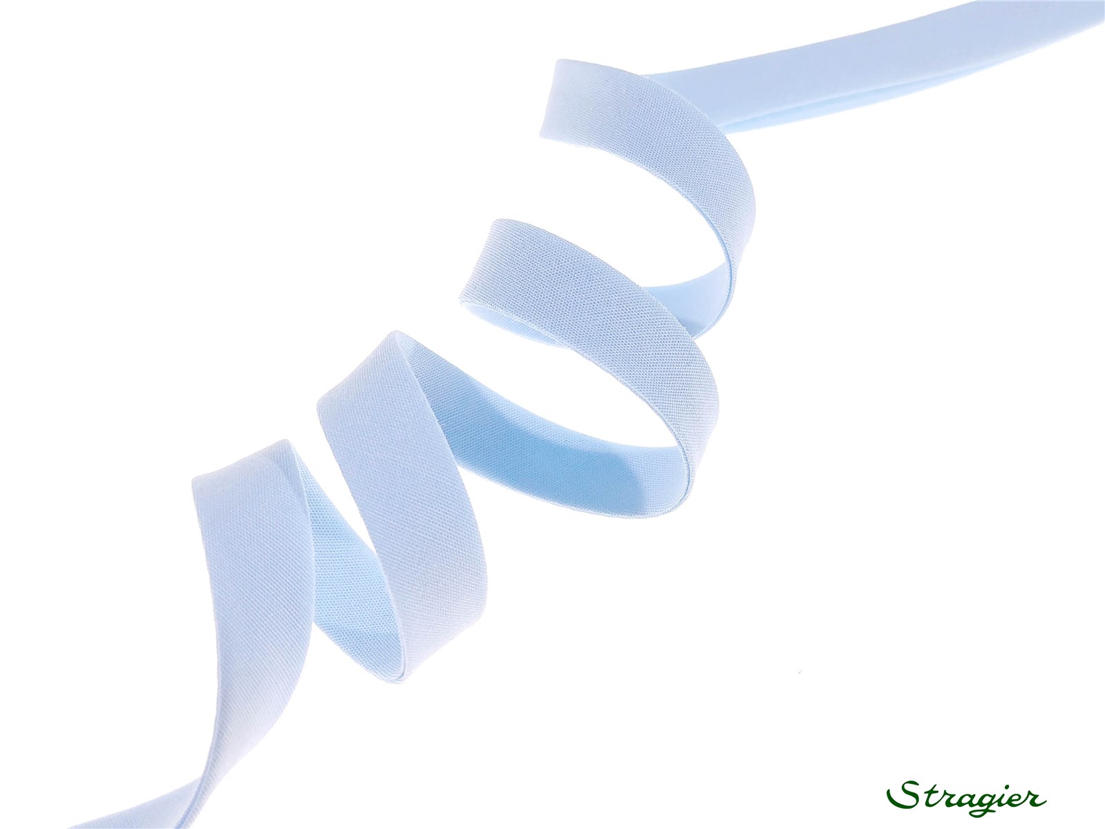 End-and-End Bias Binding - Plain - Bleu Perle - 10 mm