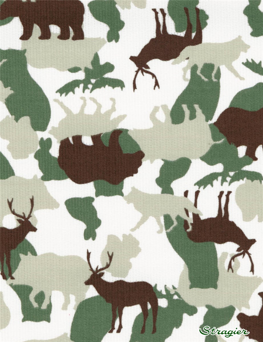 Velours milleraies - Wild World - Forêt 