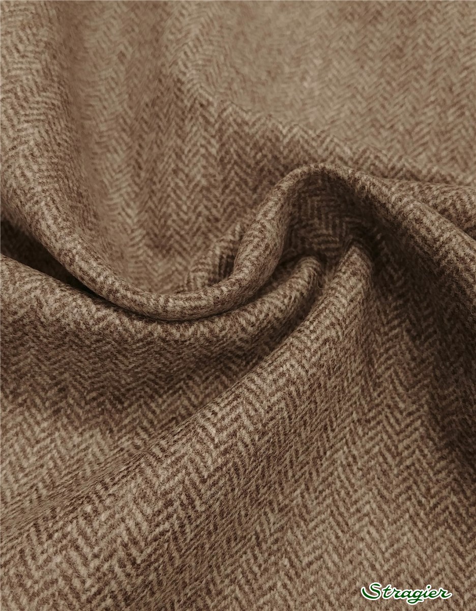 Laine Foulée - Chevrons - Vison