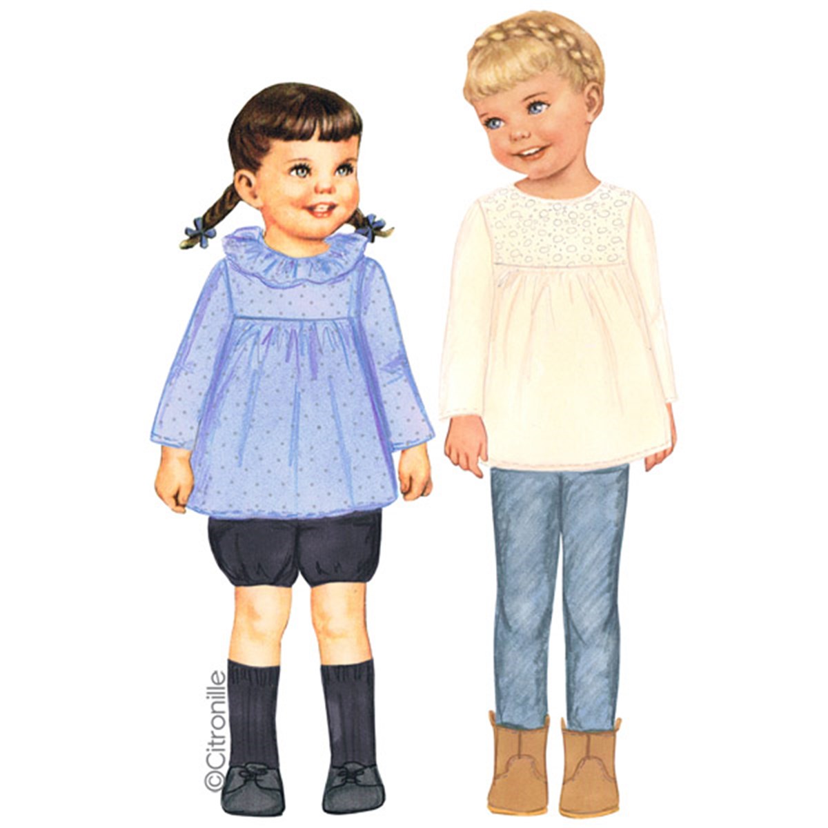 Patron Citronille - Myrantine Fille - - 2 ans à 8 ans