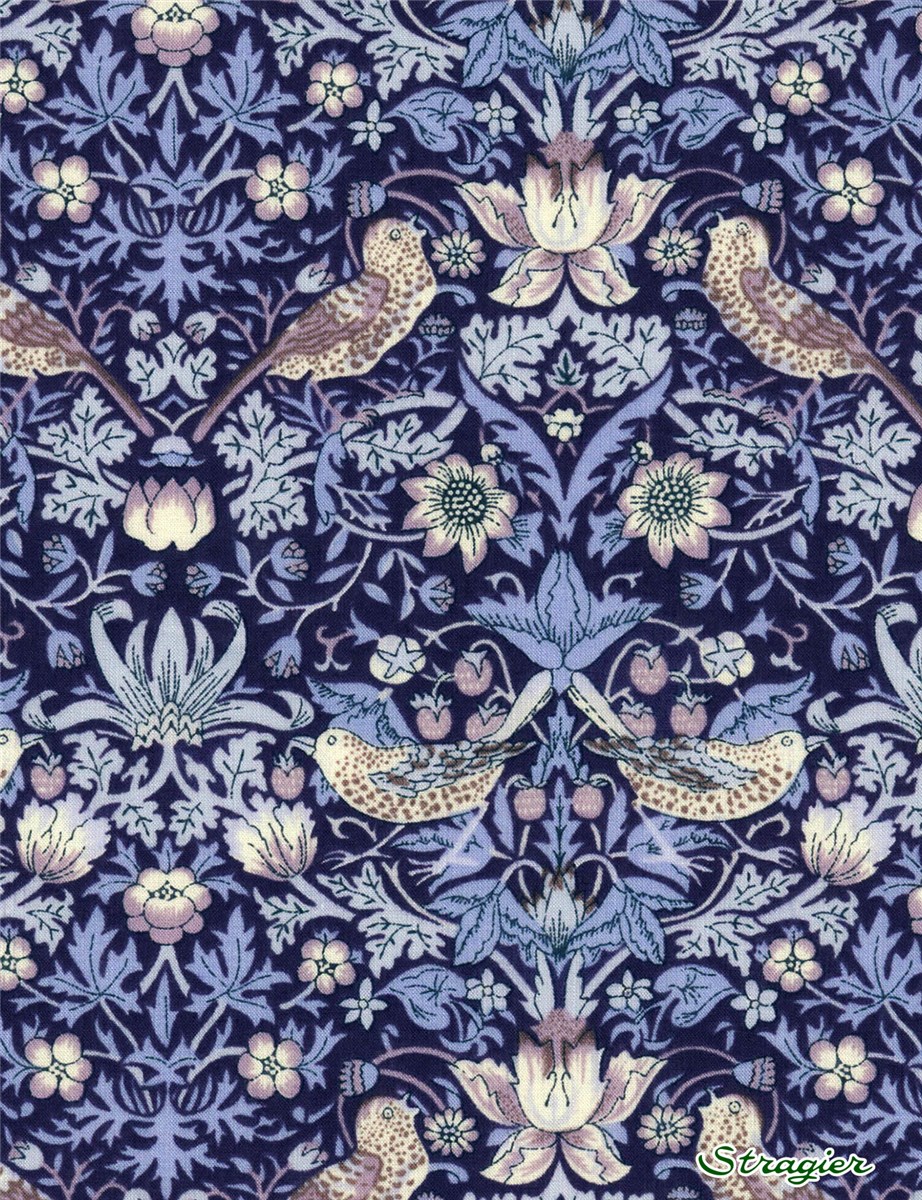 Liberty Tana Lawn - Strawberry thief - Majorelle