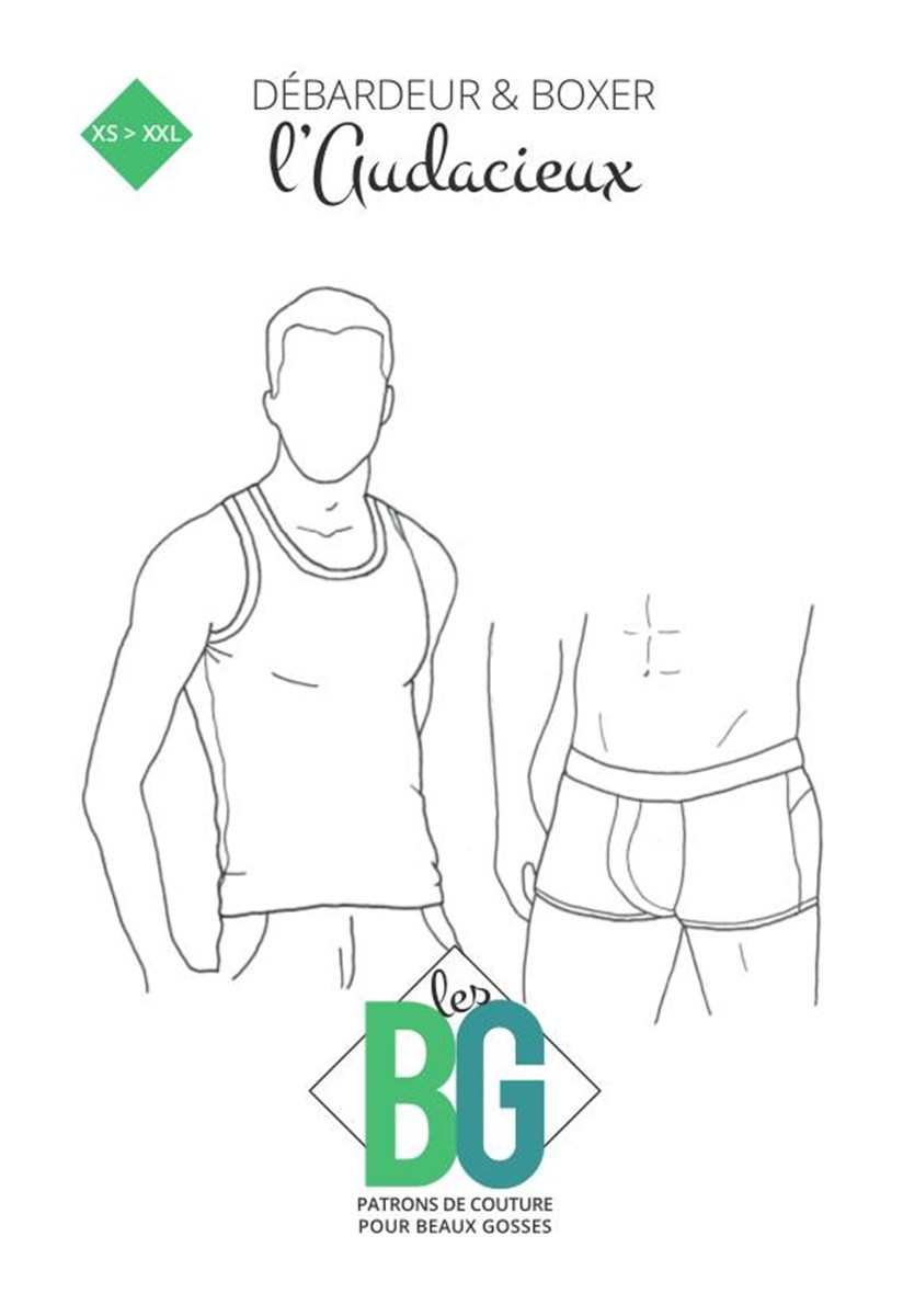 Patron "les BG" - Débardeur et boxer l'audacieux -  - XS-XXL 