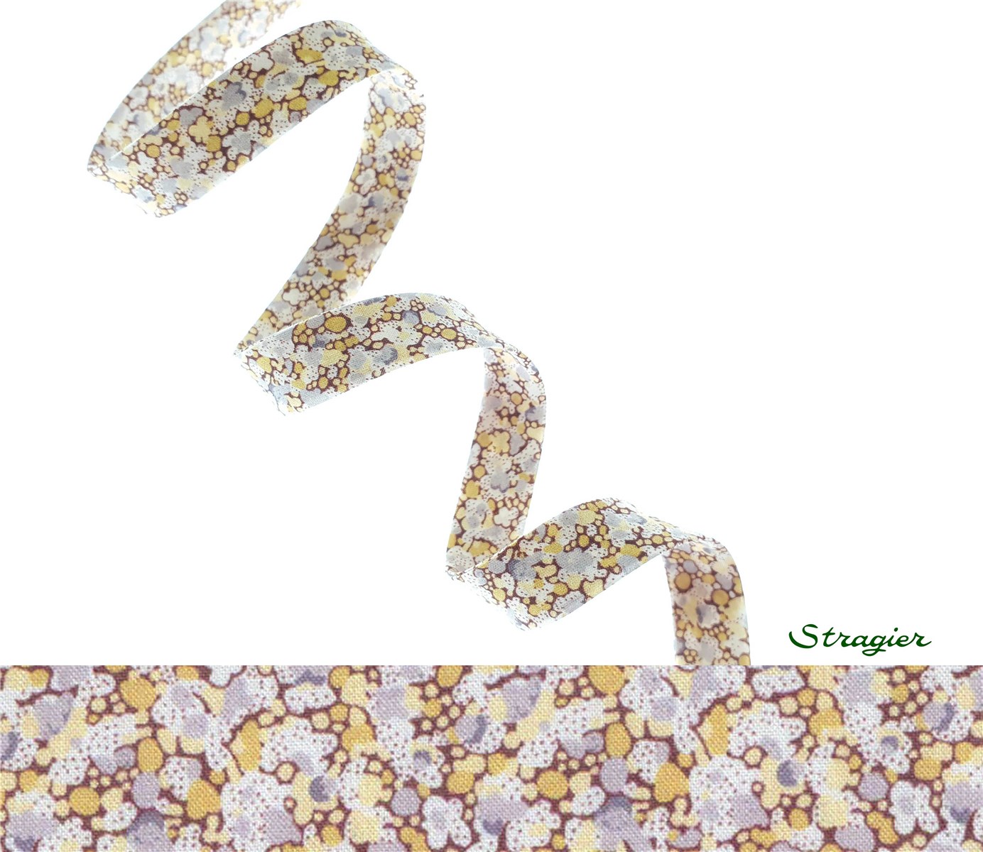 Biais Liberty - 9010 Pepper - Sable - 10 mm
