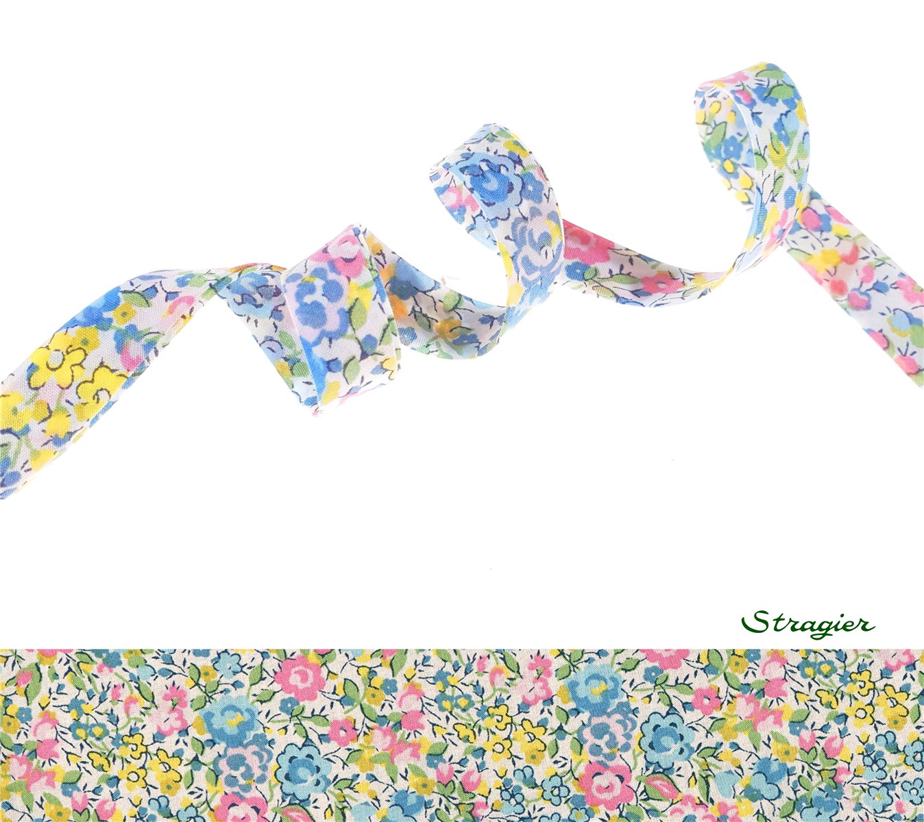 Biais Liberty - 3038 Emma and Georgina - Pinka - 10 mm