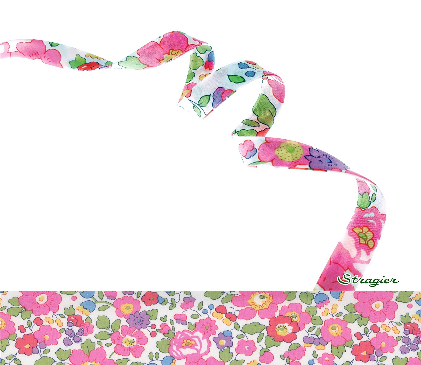 Liberty Bias Binding - 2019 Betsy - Fuchsia - 10 mm