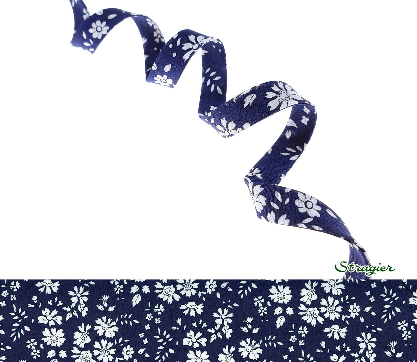 Liberty Bias Binding - 3055 Capel - Marine - 10 mm