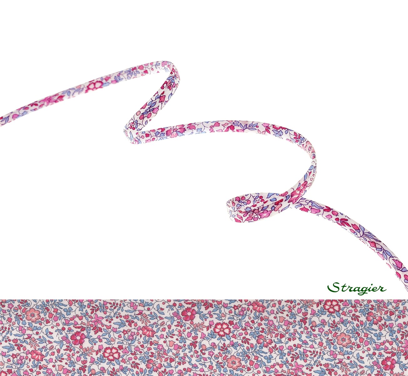 Liberty Cord - 8021 Katie and Millie - Fuchsia - 4 mm