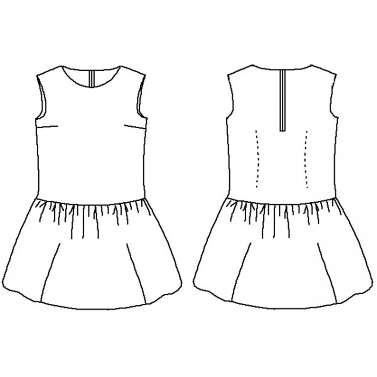 Patron "P&M" - Mademoiselle Babydoll -  - EUR 32-46 