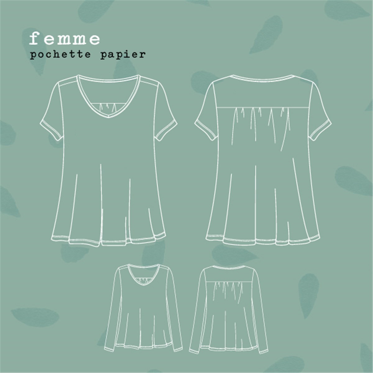 Patron Cozy Little World - T-Shirt Jasmin - - EUR 34-52