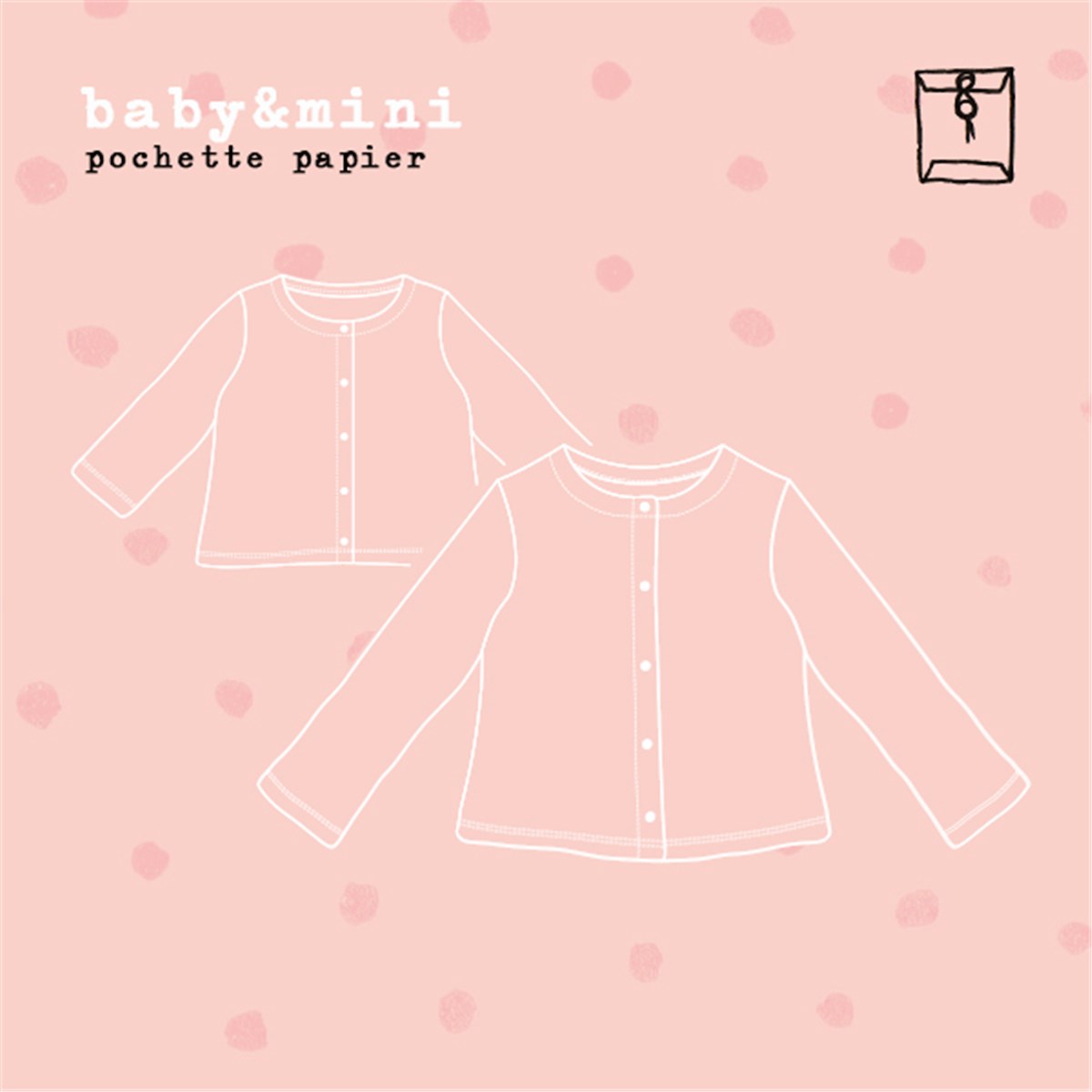 Patron Cozy Little World - Gilet Monceau bébé - - 3 mois à 14 ans