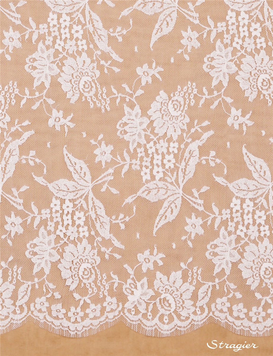 Dentelle de Calais - Laurie - Ivoire clair Stragier - 90 cm